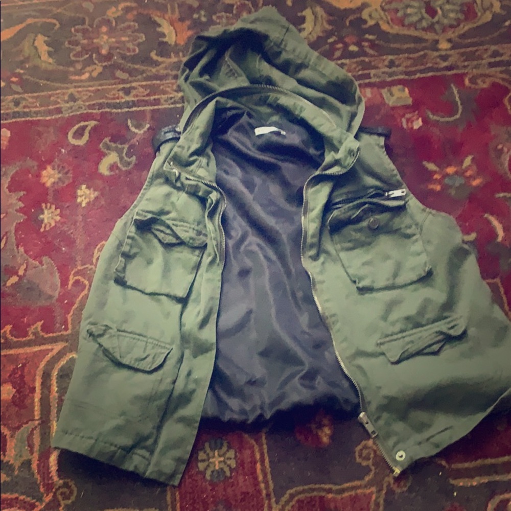 Army green beat jacket